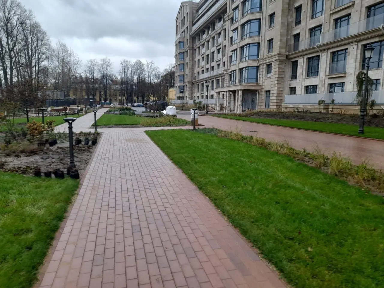 Петровская коса — Благоустройство прибрежной парковой зоны, фото 3